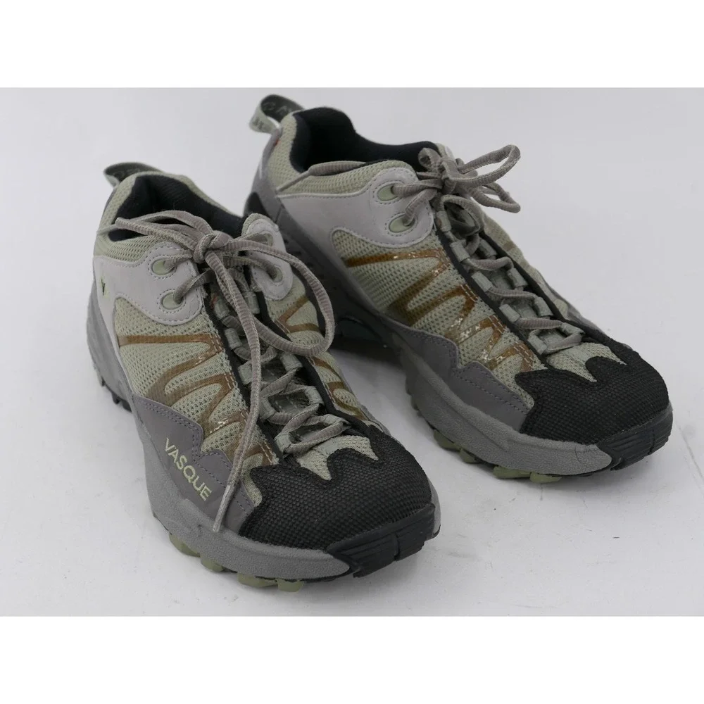 Vasque Velocity 7627 Shoes Gray Mesh Trail Hiking Low Top Sneakers Women's 9